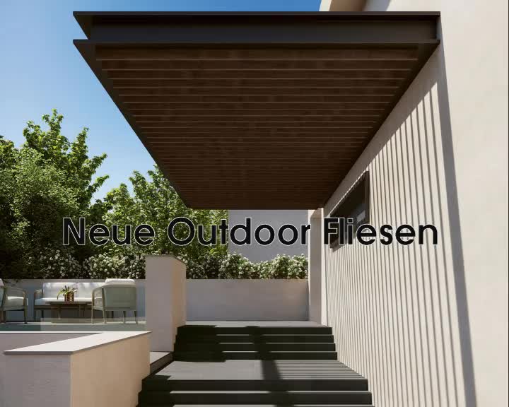 Außenbereich Outdoor Fliesen Fliesencenter Hils GmbH Olching München Feinsteinzeug